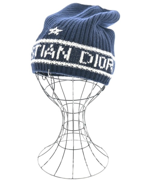 Christian Dior(クリスチャンディオール)ニットキャップ・ビーニー 紺 サイズ:-/2200700066278
