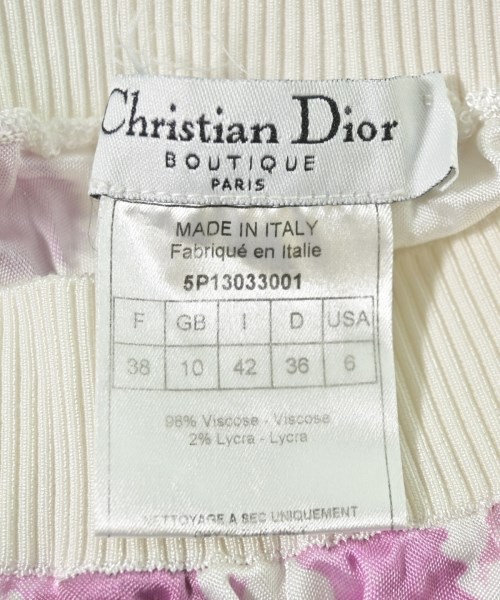 Christian Dior（クリスチャンディオール）ミニスカート 白 サイズ:42(M位) レディース/2200701093020