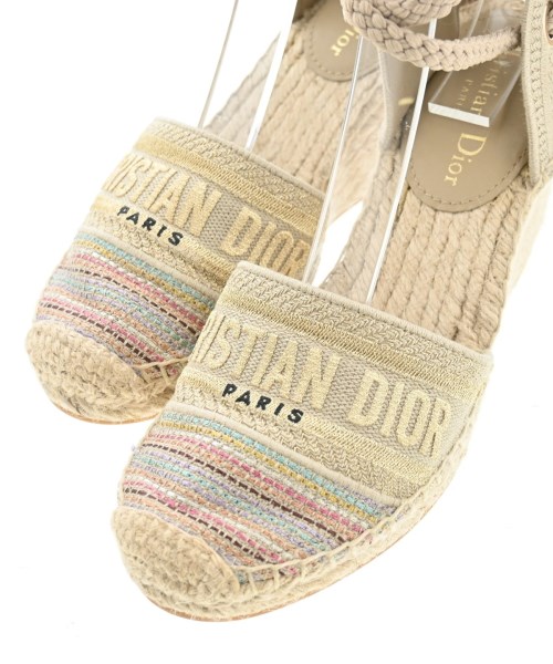 Christian Dior（クリスチャンディオール）エスパドリーユ ベージュ サイズ:EU37 1/2(24cm位) レディース/2200649057481