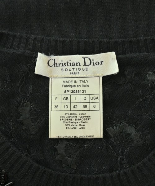 Christian Dior（クリスチャンディオール）ニット・セーター 黒 サイズ:42(M位) レディース/2200660325033