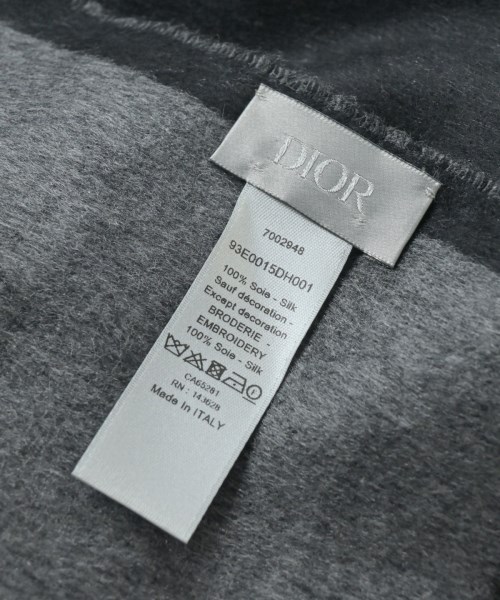 Dior Homme（ディオールオム）マフラー 黒 サイズ:- メンズ/2200658555206