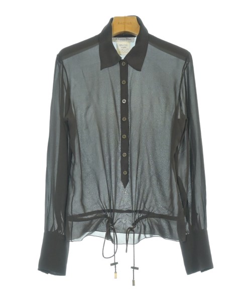 Christian Dior(クリスチャンディオール)ブラウス 茶 サイズ:36(XS位)/2200651816137
