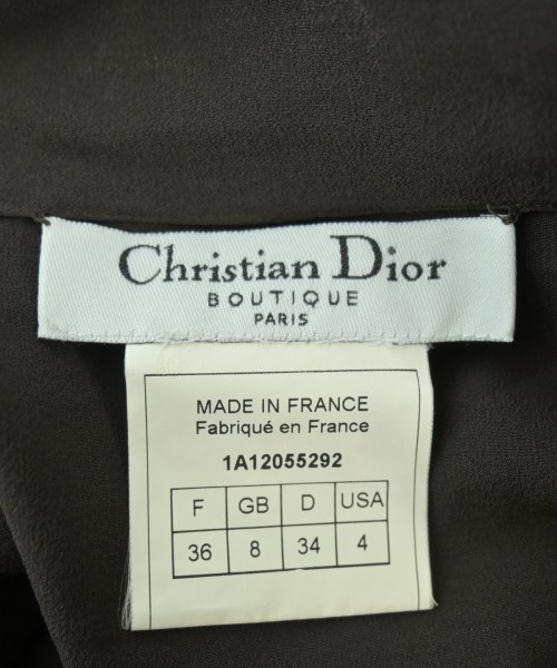 Christian Dior（クリスチャンディオール）ブラウス 茶 サイズ:36(XS位) レディース/2200651816137