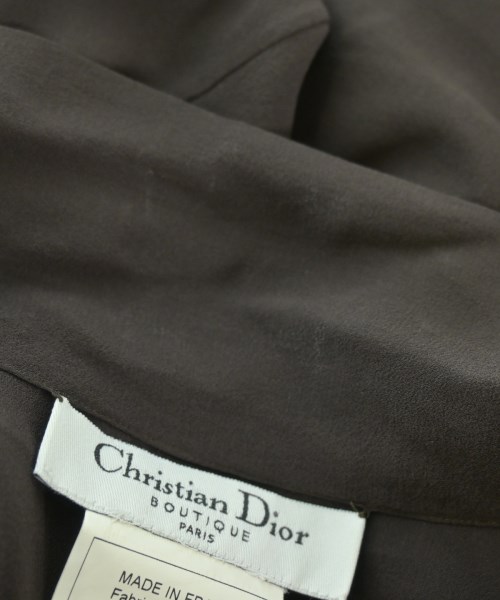 Christian Dior（クリスチャンディオール）ブラウス 茶 サイズ:36(XS位) レディース/2200651816137