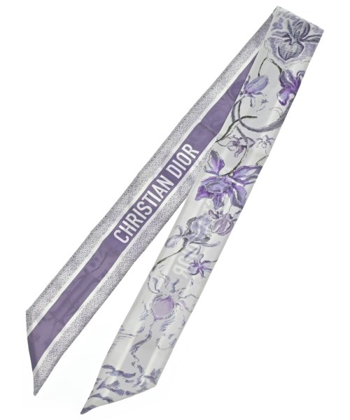 Christian Dior(クリスチャンディオール)バンダナ・スカーフ 白 サイズ:-/2200662053071