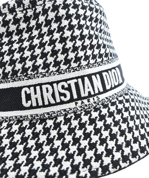 Christian Dior（クリスチャンディオール）ハット 白 サイズ:57 レディース/2200711228030
