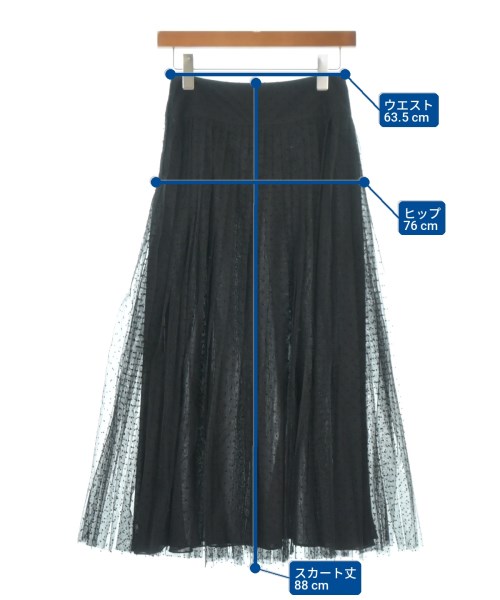 Christian Dior（クリスチャンディオール）ロング・マキシ丈スカート 黒 サイズ:38(S位) レディース/2200710780218