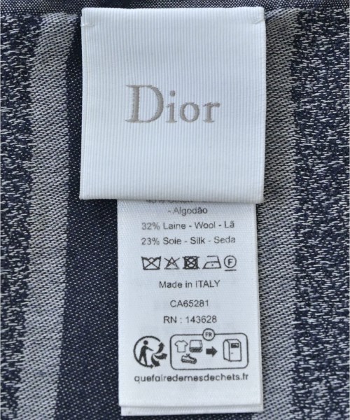 Christian Dior（クリスチャンディオール）ストール 紺 サイズ:- レディース/2200717957019