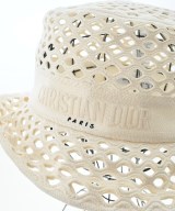Christian Dior（クリスチャンディオール）ハット 白 サイズ:57 レディース/2200719378201