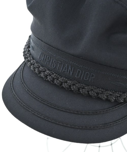 Christian Dior（クリスチャンディオール）ハンチング・ベレー帽 黒 サイズ:58 レディース/2200646647029