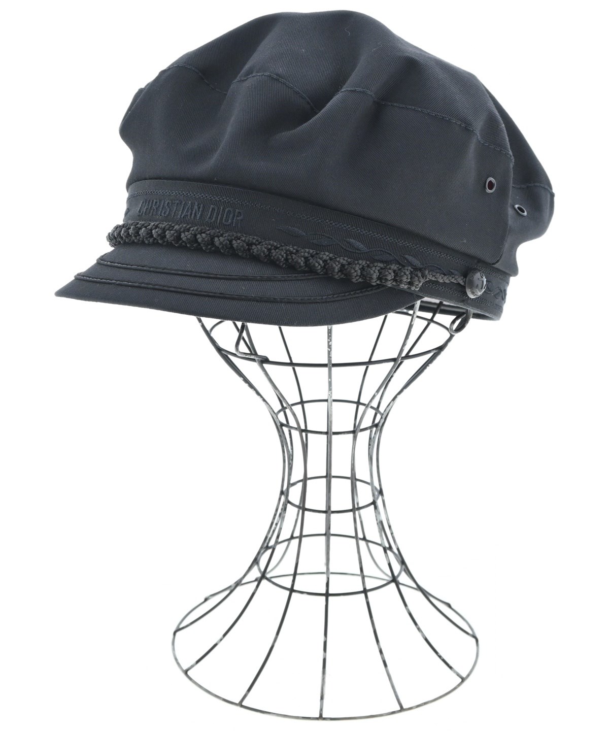 Christian Dior（クリスチャンディオール）ハンチング・ベレー帽 黒