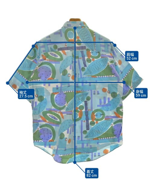 Christian Dior（クリスチャンディオール）カジュアルシャツ 青 サイズ:L メンズ/2200647300015