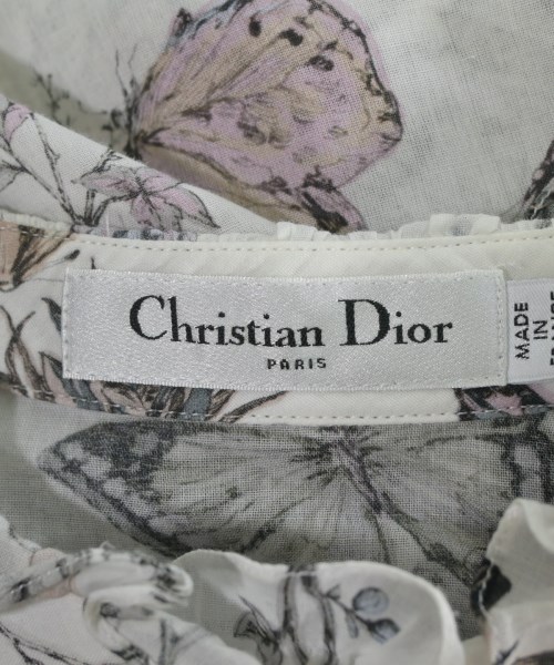Christian Dior（クリスチャンディオール）シャツワンピース 白 サイズ:38(M位) レディース/2200648001027