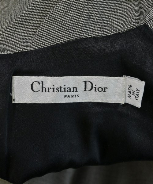 Christian Dior（クリスチャンディオール）ワンピース グレー サイズ:46(XL位) レディース/2200638724264