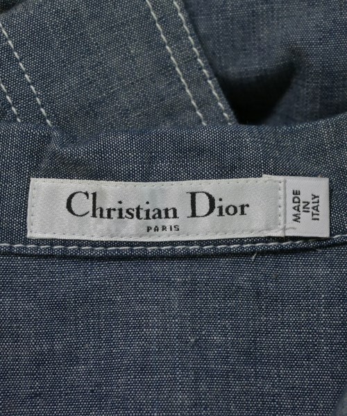 Christian Dior（クリスチャンディオール）シャツワンピース 紺 サイズ:46(XL位) レディース/2200638724271
