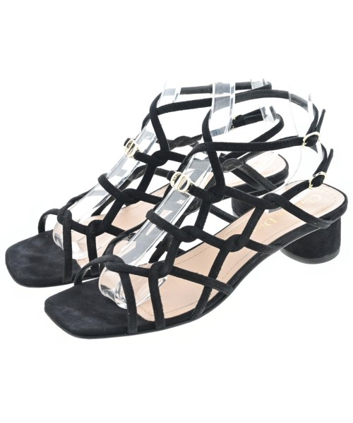 Christian Dior(クリスチャンディオール)サンダル 黒 サイズ:EU36 1/2(23cm位)/2200649720064