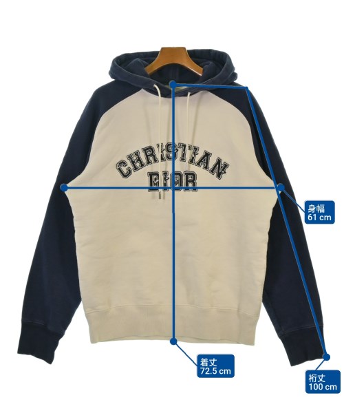 Dior Homme（ディオールオム）パーカー 白 サイズ:S メンズ/2200651814065