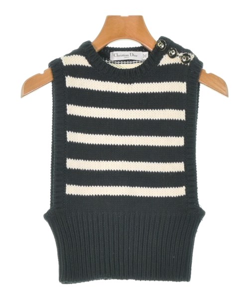 Christian Dior(クリスチャンディオール)ベスト/ノースリーブ 黒 サイズ:38(S位)/2200635847041