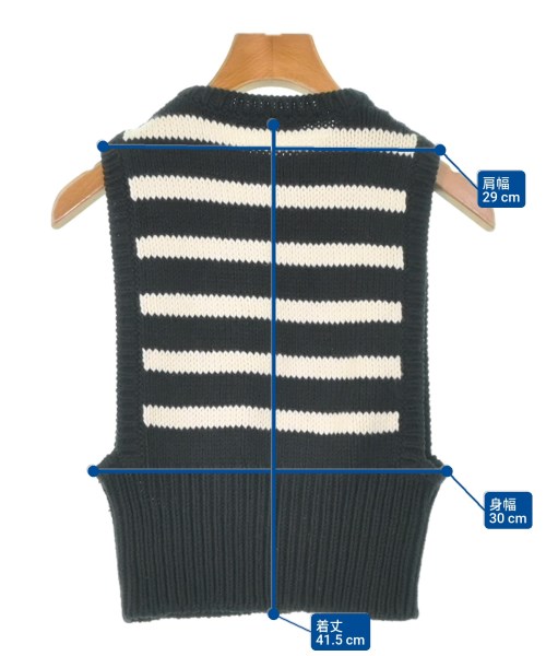 Christian Dior（クリスチャンディオール）ベスト/ノースリーブ 黒 サイズ:38(S位) レディース/2200635847041