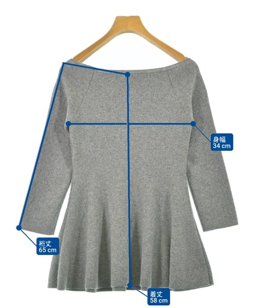 Christian Dior（クリスチャンディオール）ニット・セーター グレー サイズ:40(M位) レディース/2200698980037
