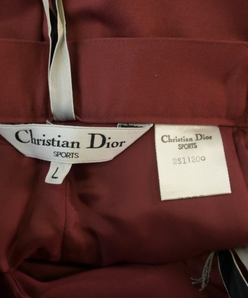 Christian Dior（クリスチャンディオール）スラックス 赤 サイズ:L レディース/2200704005013