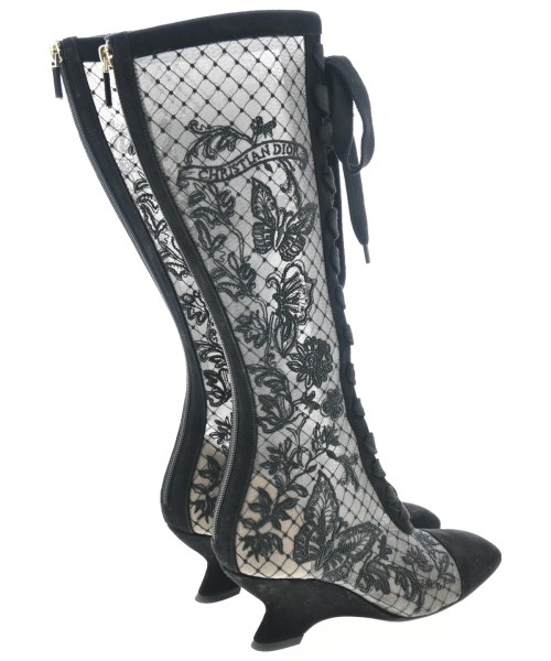 Christian Dior（クリスチャンディオール）ブーツ 黒 サイズ:37 1/2(24cm位) レディース/2200704064201
