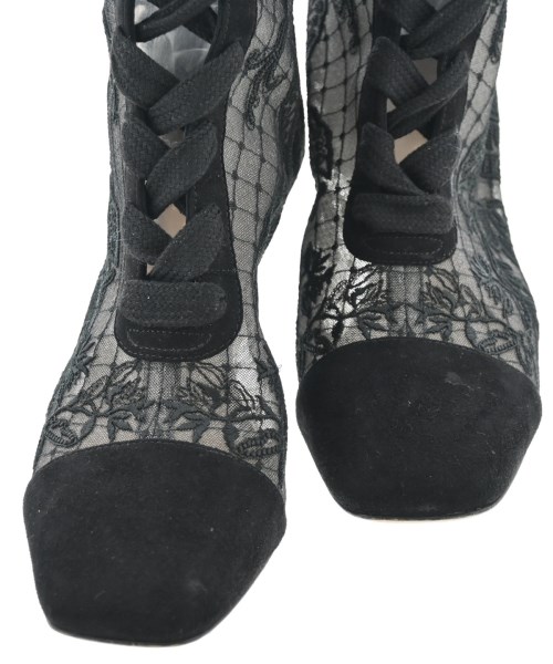 Christian Dior（クリスチャンディオール）ブーツ 黒 サイズ:37 1/2(24cm位) レディース/2200704064201