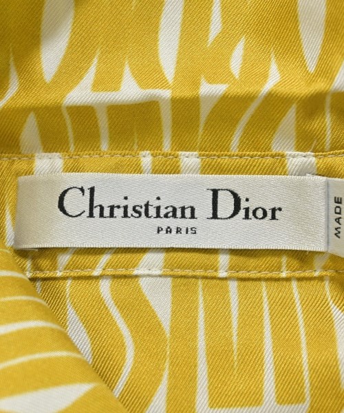 Christian Dior（クリスチャンディオール）シャツワンピース 黄 サイズ:40(M位) レディース/2200707610191