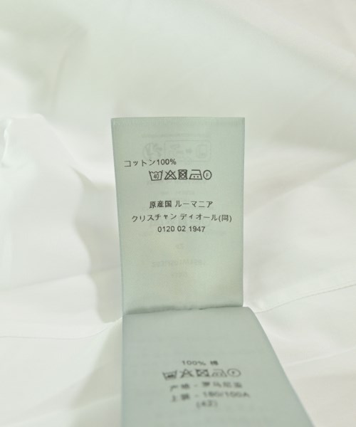 Christian Dior（クリスチャンディオール）ドレスシャツ 白 サイズ:42(XL位) メンズ/2200708293010