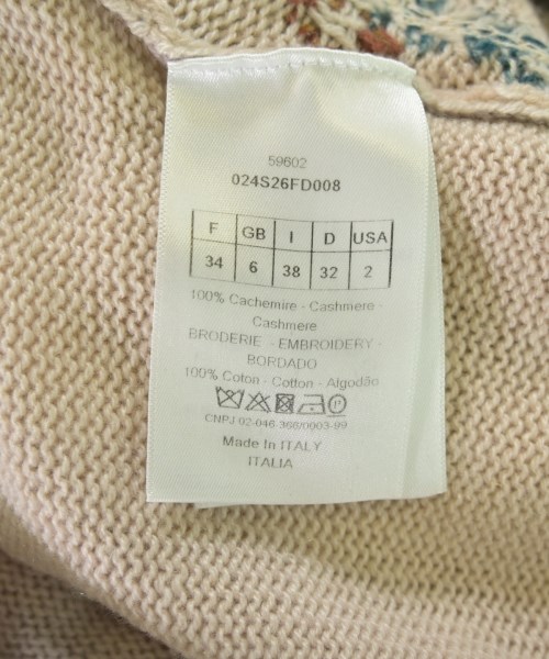 Christian Dior（クリスチャンディオール）ニット・セーター 黄 サイズ:38(S位) レディース/2200700659241