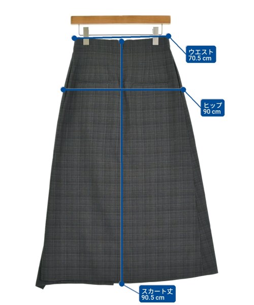 Christian Dior（クリスチャンディオール）ロング・マキシ丈スカート グレー サイズ:42(M位) レディース/2200700659371