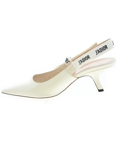 Christian Dior（クリスチャンディオール）パンプス 白 サイズ:EU37 1/2(24cm位) レディース/2200664257125