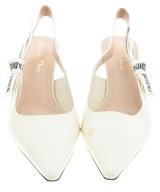 Christian Dior（クリスチャンディオール）パンプス 白 サイズ:EU37 1/2(24cm位) レディース/2200664257125