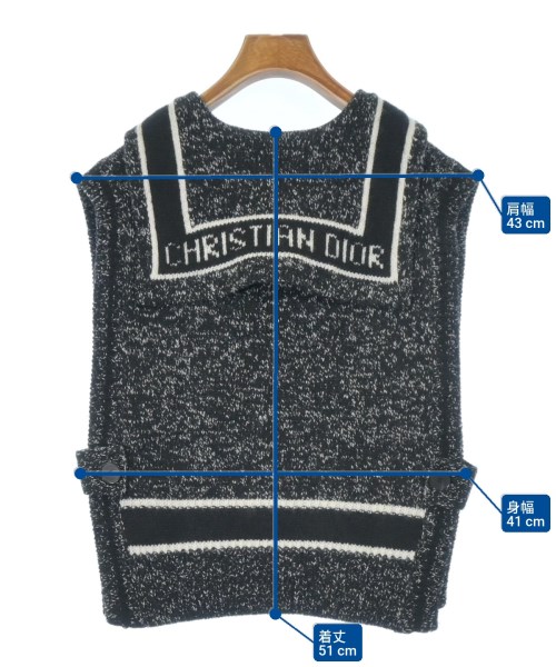 Christian Dior（クリスチャンディオール）ベスト 黒 サイズ:40(M位) レディース/2200664898243