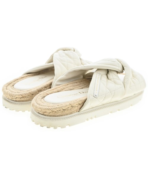 Christian Dior（クリスチャンディオール）サンダル ベージュ サイズ:-(24.5cm位) レディース/2200670012084