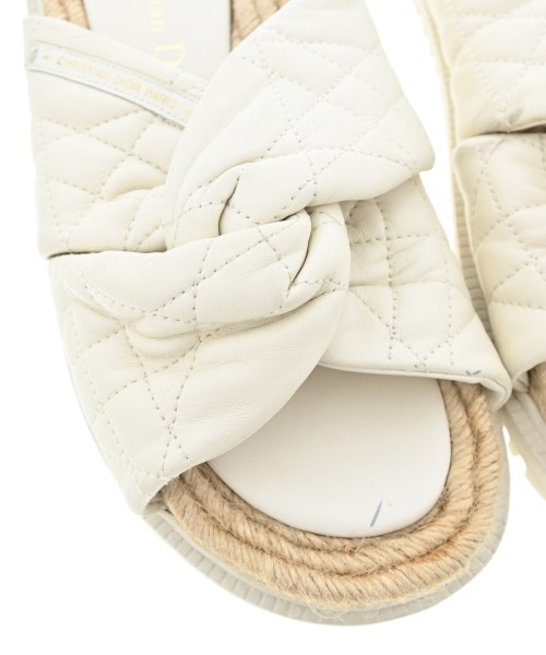Christian Dior（クリスチャンディオール）サンダル ベージュ サイズ:-(24.5cm位) レディース/2200670012084