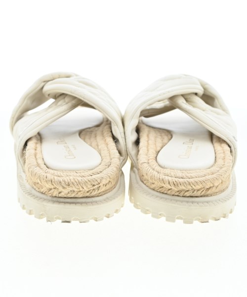 Christian Dior（クリスチャンディオール）サンダル ベージュ サイズ:-(24.5cm位) レディース/2200670012084