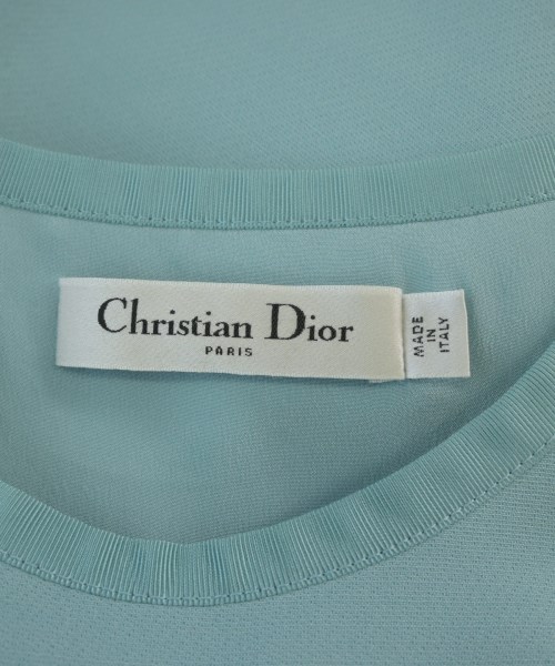 Christian Dior（クリスチャンディオール）ワンピース 青 サイズ:46(XL位) レディース/2200731520220