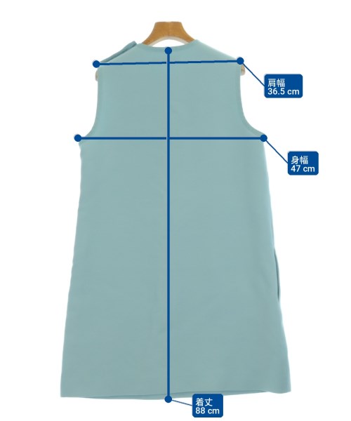 Christian Dior（クリスチャンディオール）ワンピース 青 サイズ:46(XL位) レディース/2200731520220