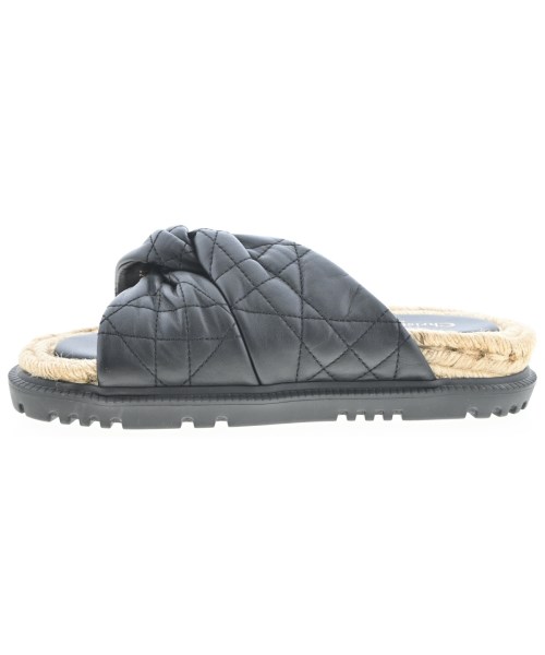 Christian Dior（クリスチャンディオール）サンダル 黒 サイズ:EU37(23.5cm位) レディース/2200719916229