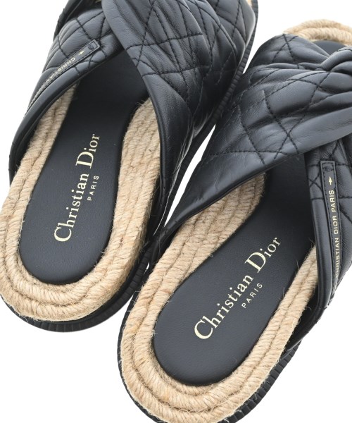 Christian Dior（クリスチャンディオール）サンダル 黒 サイズ:EU37(23.5cm位) レディース/2200719916229