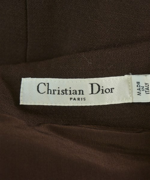 Christian Dior（クリスチャンディオール）ワンピース 茶 サイズ:40(M位) レディース/2200720820010