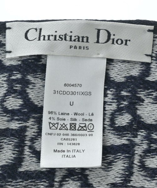 Christian Dior（クリスチャンディオール）マフラー 黒 サイズ:- レディース/2200721316161