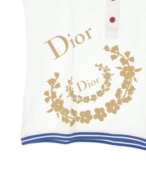Christian Dior（クリスチャンディオール）ポロシャツ 白 サイズ:42(M位) レディース/2200719424274