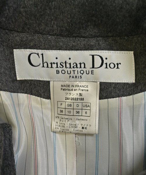 Christian Dior（クリスチャンディオール）カジュアルジャケット グレー サイズ:36(XS位) レディース/2200725499105