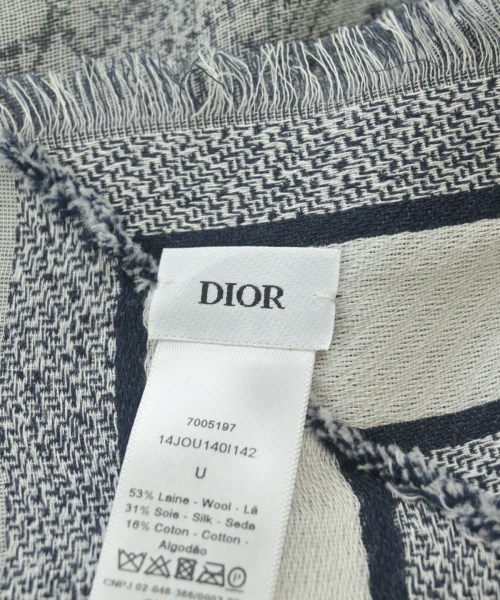 Christian Dior（クリスチャンディオール）ストール グレー サイズ:- レディース/2200726340260