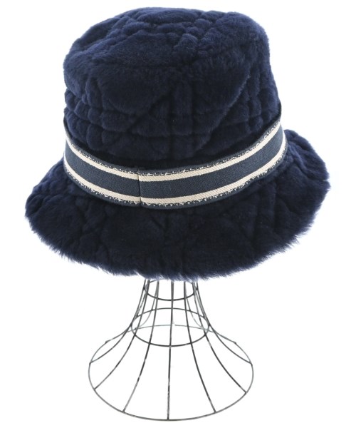 Christian Dior（クリスチャンディオール）ハット 紺 サイズ:57 レディース/2200726340291