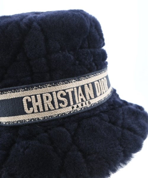 Christian Dior（クリスチャンディオール）ハット 紺 サイズ:57 レディース/2200726340291