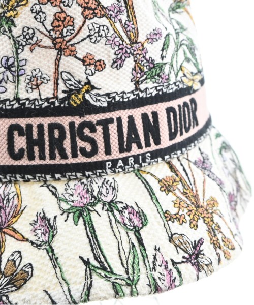 Christian Dior（クリスチャンディオール）ハット 白 サイズ:57 レディース/2200726340307