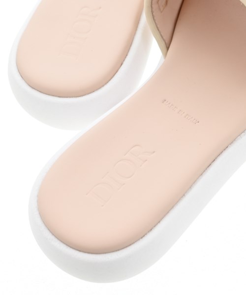 Christian Dior（クリスチャンディオール）サンダル ベージュ サイズ:EU36(22.5cm位) レディース/2200726340376